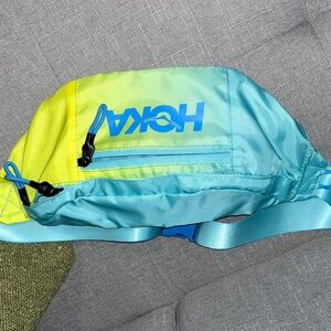 Hoka Turquoise and Lime Waist Pack